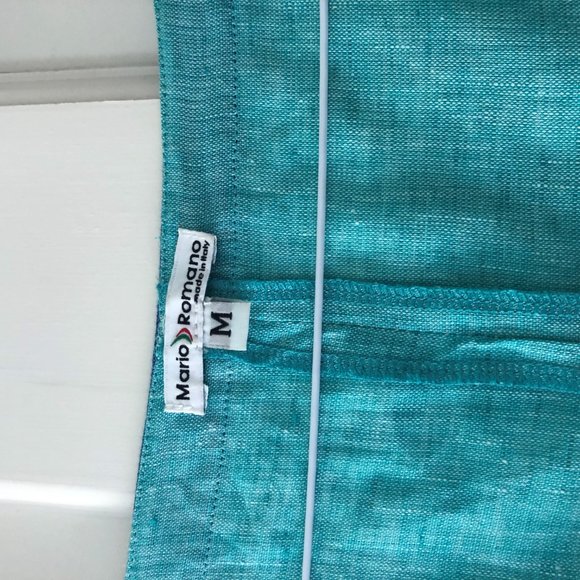 Linen sleeveless dress. - Picture 5 of 6